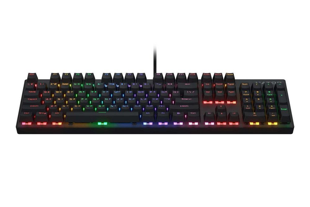 Клавіатура Hator Icefall Mecha Rainbow Black (HTK104UA) ( Чорний ) Харьков - изображение 2