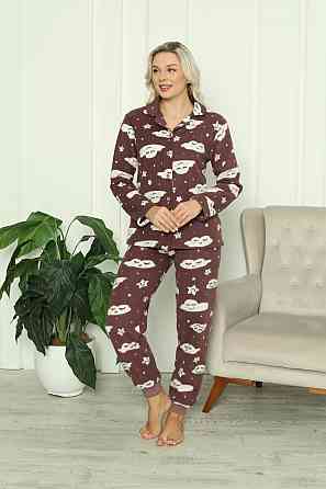 Флисовый женский домашний костюм со штанами - Облака и звёзды Lady Secret 94121 XL Киев