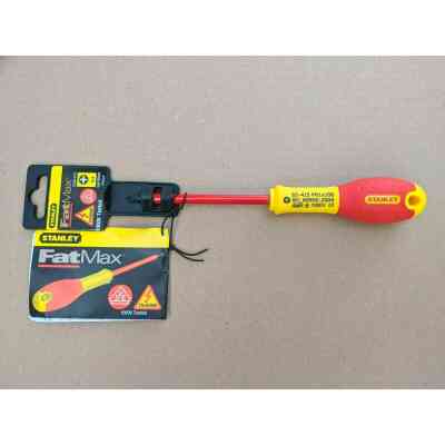 Викрутка Stanley електрика FatMax VDE 1000V ізольована із жалом під шліц Ph1х100мм (0-65-415) Вінниця