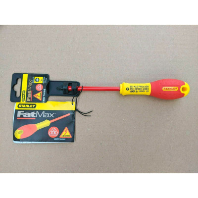 Викрутка Stanley електрика FatMax VDE 1000V ізольована із жалом під шліц Ph1х100мм (0-65-415) Вінниця - фото 2
