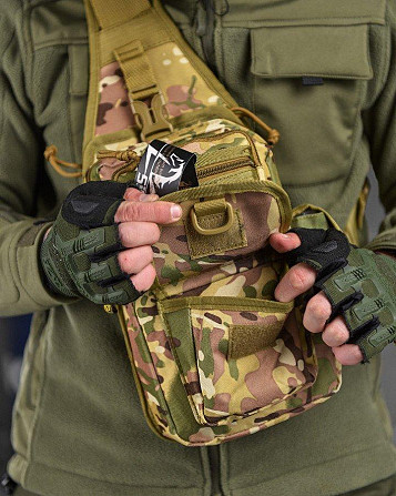 Рюкзак тактический (Сумка-слинг) SILVER KNIGHT mtk (184) ВТ6746 Одесса - изображение 5