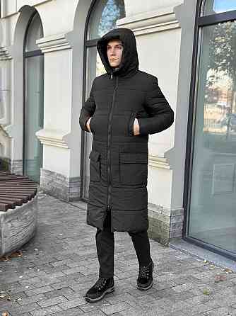 Чоловіча зимова куртка чорна Pobedov Tank S Київ