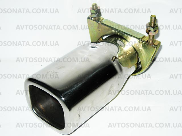 Насадка на глушник 0516 d-57мм нержавіюча сталь Вінниця - фото 2