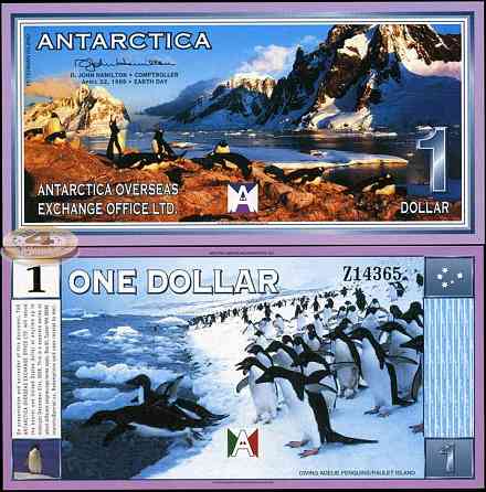 Antarctica Антарктика - 1 Dollar 1999 UNC Полтава