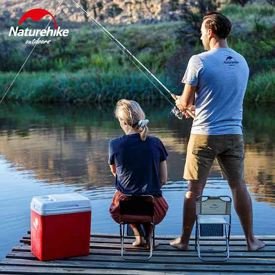 Раскладной стул со спинкой Naturehike MZ01 NH18M001-Z (Черный) Винница