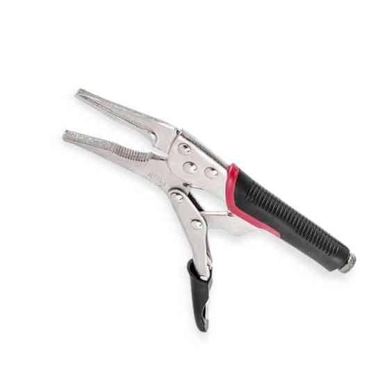 Затискач з подовженими губками (кліщі затискні) 230 мм. ручка Мукачево