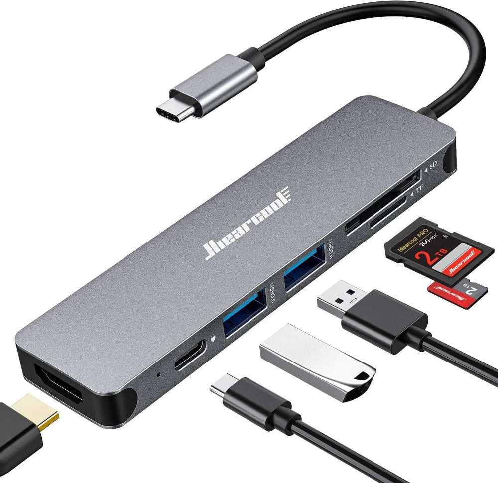 Концентратор Hiearcool UCN 3286 USB Type-C Hub Луцьк - фото 1