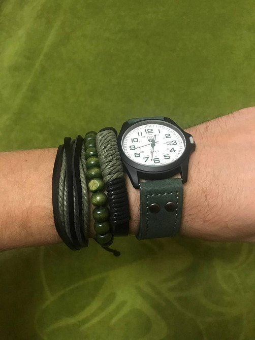 Часы мужские SOKI Green + браслеты Киев - изображение 2
