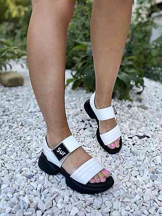 teona Босоніжки жіночі TEONA 165 білі (літо, шкіра натуральна) (4099) Коломия