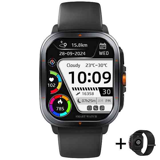 Годинник розумний наручний Smart Bavaro Nano Rubber (2 ремінці) Вінниця