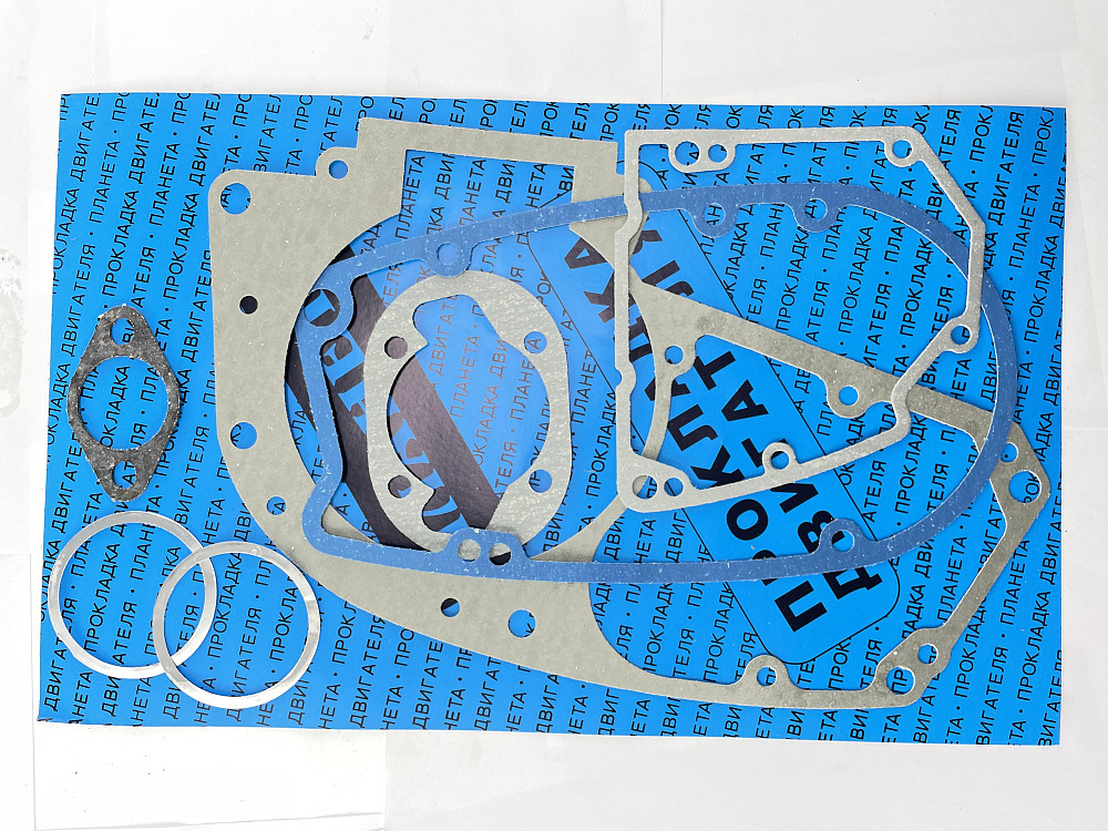 Прокладки двигуна (набір) МІНСЬК 12V (пароніт + алюміній) JING Київ - фото 1