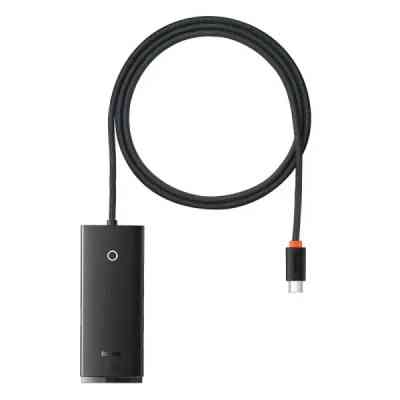 Концентратор Baseus USB-C to 4xUSB 3.0 1.0m black (WKQX030401) Вінниця