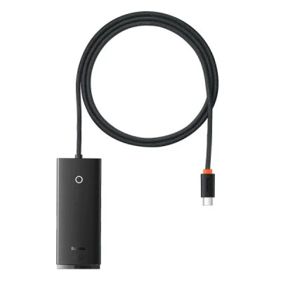 Концентратор Baseus USB-C to 4xUSB 3.0 1.0m black (WKQX030401) Вінниця - фото 1