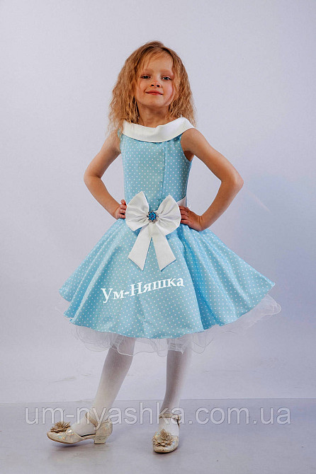 Стиляги детское нарядное платье в горох Кривой Рог - изображение 6