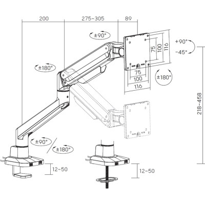 Кронштейн OfficePro MA601G Винница - изображение 9