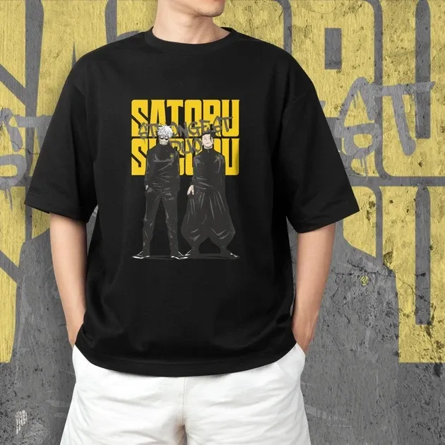 Футболка чоловіча з  принтом Магическая Битва Сатору и Сугуру 2 Розмір 48 Дніпро - фото 3