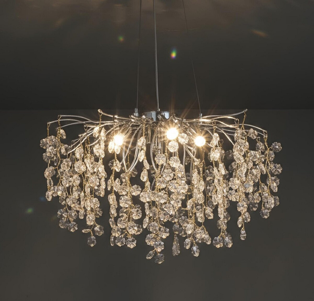 Люстра кришталева підвісна Sirius WM-7015/800 хром Коломия - фото 1