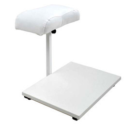 Педикюрная подставка с белой полочкой, белый металл Киев - изображение 1