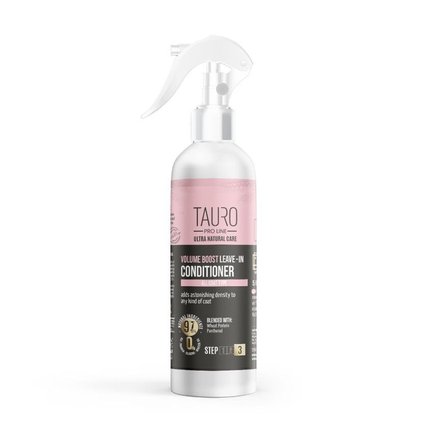 Tauro Pro Line Ultra Natural Care Volume Boost Leave-In Conditionier Незмивний кондиціонер для надання об'єму шерсті собак і котів, 250 мл Киев - изображение 1