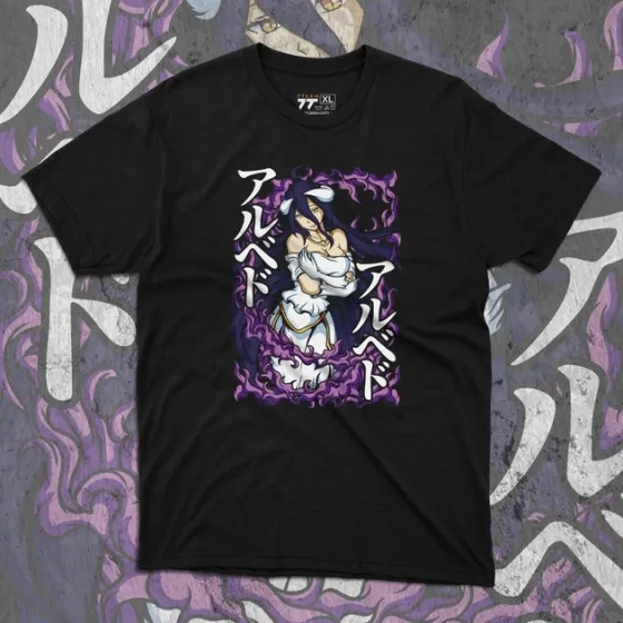 Футболка для подростка мальчика с принтом Overlord Albedo 3 Размер 160 Anime10589 Днепр