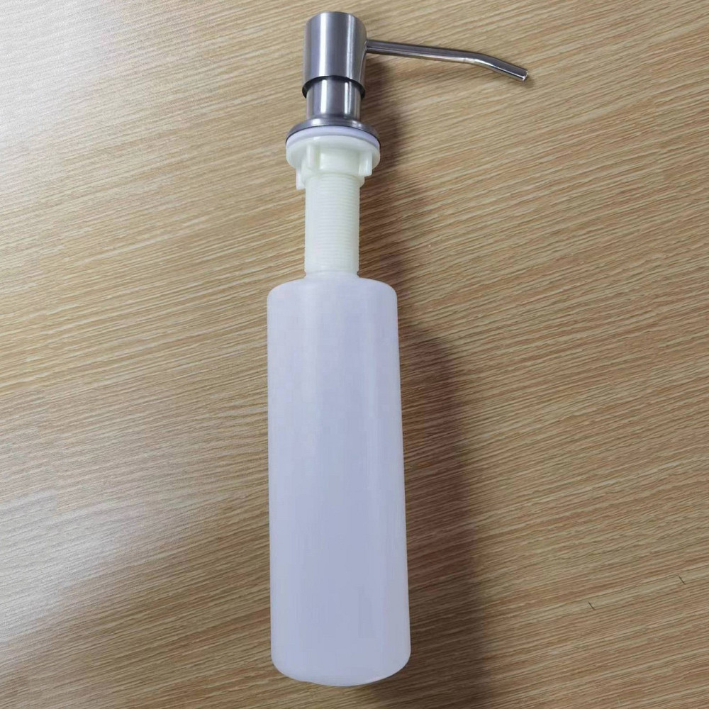 Дозатор для жидкого мыла Zerix DIS-01.SUS из нерж. стали SUS304 (врезной, 300 мл) (ZX5021) Черновцы - изображение 2