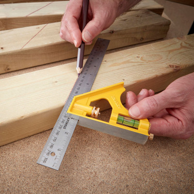 Косинець Stanley комбінований, 300мм (2-46-143) Вінниця - фото 2