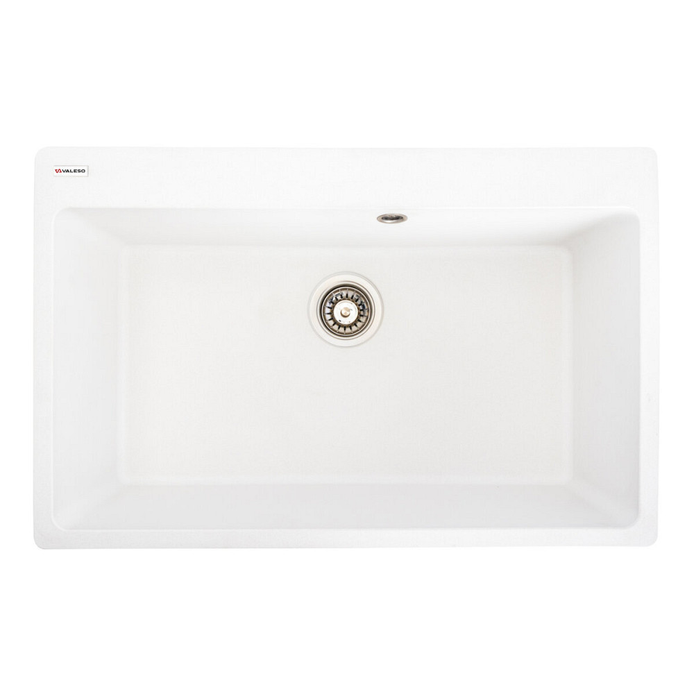 Гранітна мийка для кухні VALESO BOGEMA 7850 матова Білосніжна Коломыя - изображение 1