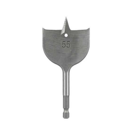 Свердло по дереву пір'яне, 55×150 мм, HEX INTERTOOL SW-0055 Київ