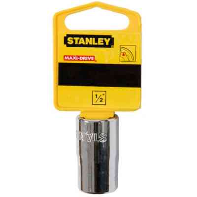 Головка торцевая Stanley 1/2"х 21мм, с двенадцатигранным профилем, метрическая (4-88-793) Винница