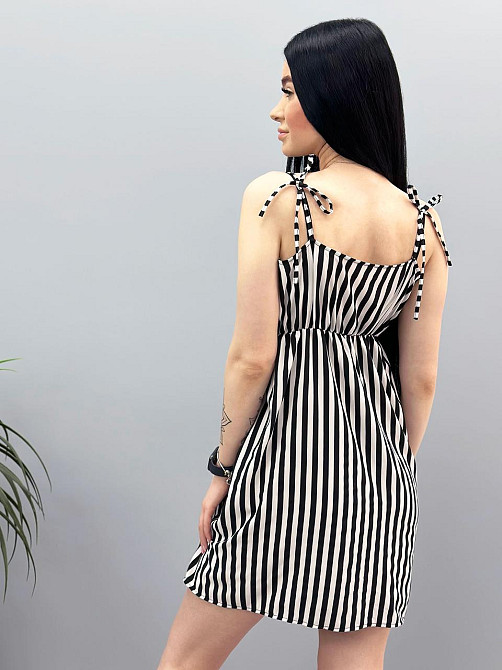 Літнє плаття-сарафан в смужку "Indiana" оптом | Батал | Розпродаж моделі Київ - фото 6