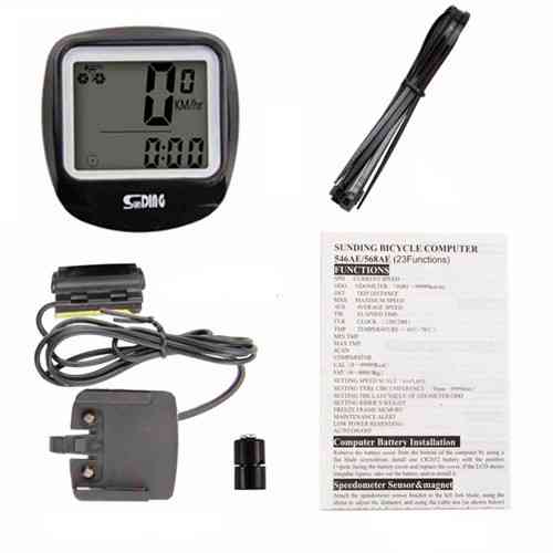 Велокомп’ютер SunDING SD-568AE, одометр, спідометр, 23 функції, велоаксесуари Київ