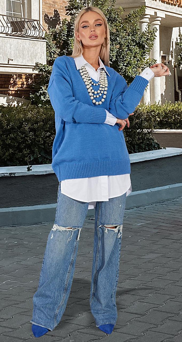 Джемпер вільний (42-46) Київ - фото 2