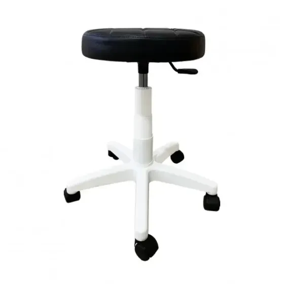 Стілець для майстра без спинки Твін на білій ніжц Київ