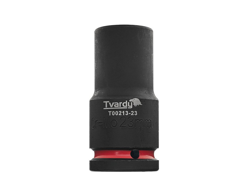 Головка ударна "Tvardy" з хром-молібденової сталі (Cr-Mo)  3/4"  6-гранна довга 23 мм Киев - изображение 1