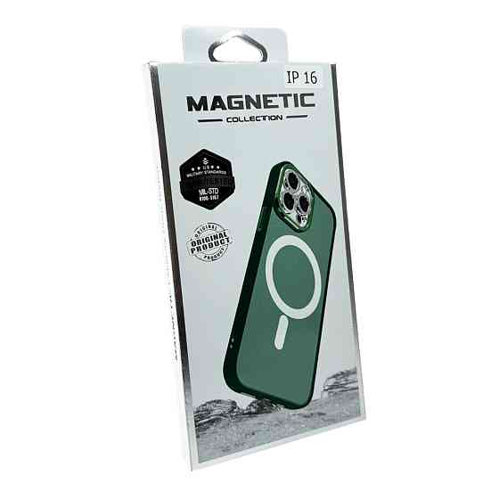 Чехол для iPhone 16 Cosmic Magnetic Зеленый Киев