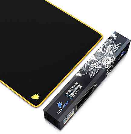 Килимок для миші Titanwolf XXL Speed 303705 чорний 900×400×3 мм геймерський великий антиковзкий тканинний Київ