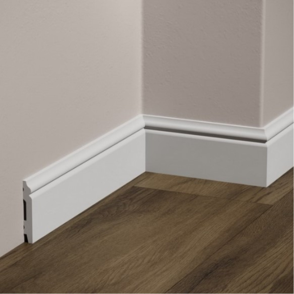 Плінтус з дюрополімеру GRANT DECO DSK-7111-1 (71 мм*11 мм) 2,4 м Киев - изображение 1