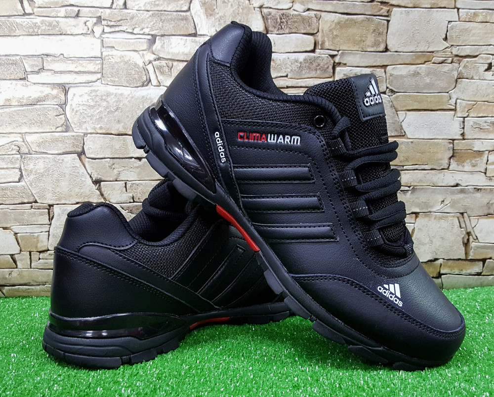 Мужские кожаные кроссовки Adidas Terrex Clima Warm All Black,р.41(26,5см) Киев - изображение 3