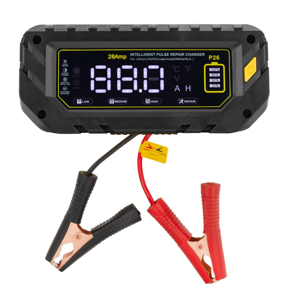 Розумний зарядний пристрій HTRC 26A (12V/25A, 24V/13A) для LiFePO4, AGM, Lead-Acid з Режим відновлення (Repair) Київ - фото 8