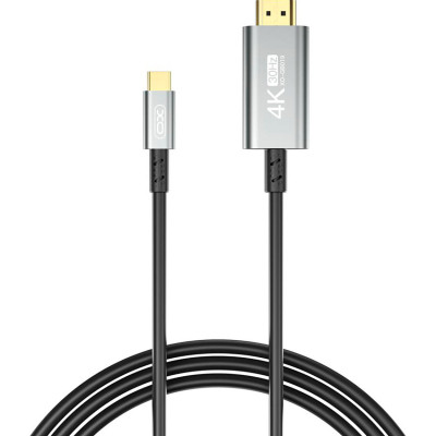 Кабель мультимедийный USB-C to HDMI 1.8m GB019-CHDMI XO (GB019-CHDMI.tranish) Винница - изображение 1