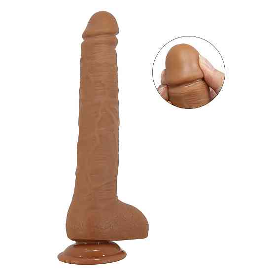Фаллоимитатор на присоске Baile Beautiful DICK 11'' Flesh, BW-008038NR-1 Sex Aura Киев