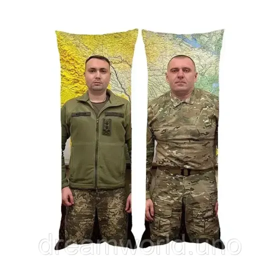 Подушка дакімакура Буданов Кирило Малюк Василь декоративна ростова подушка для обіймання двостороння Харків
