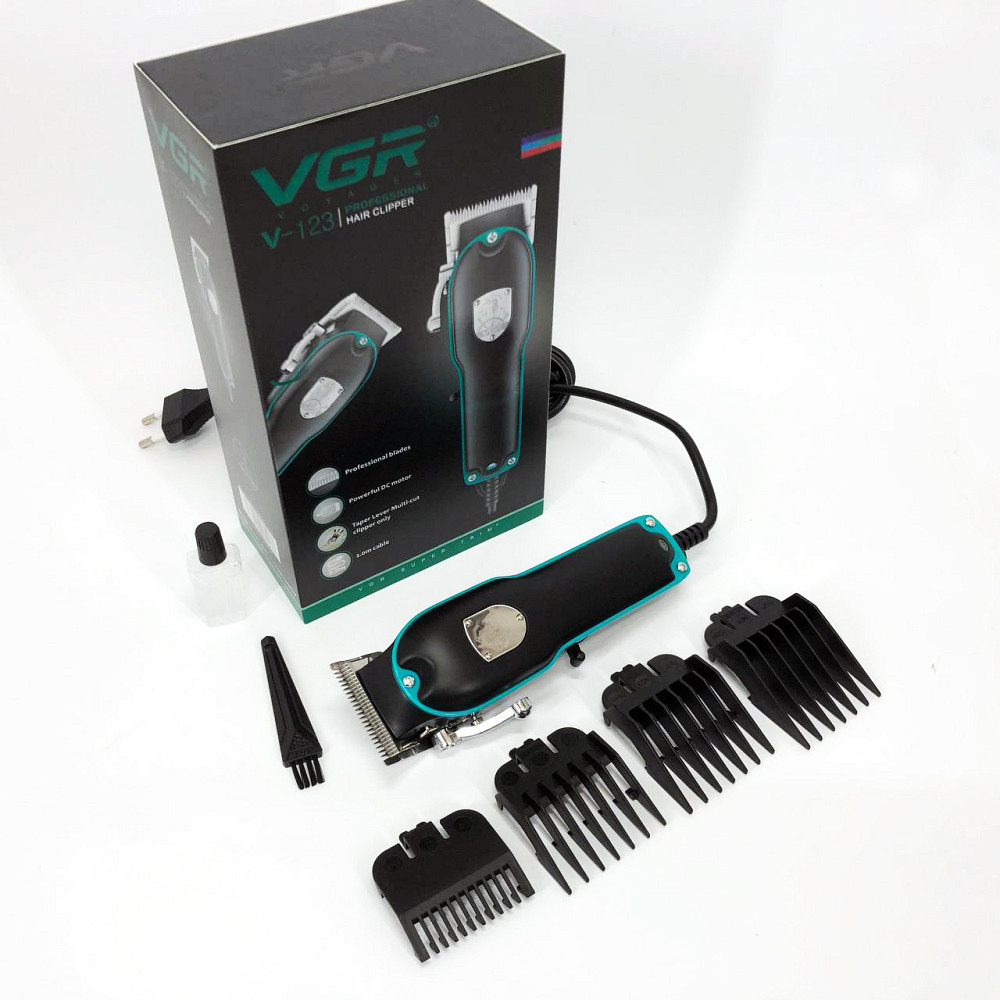 Машинка для стрижки волос и затылка VGR, Машинка для разных стрижек аккумуляторная KC-99 Львов - изображение 6