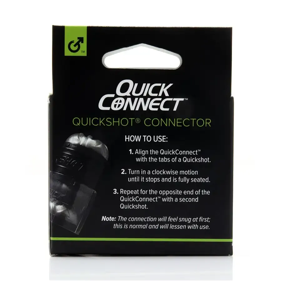 Адаптер Fleshlight Quickshot Quick Connect для з'єднання двох Квікшотов в одну іграшку Львів - фото 4