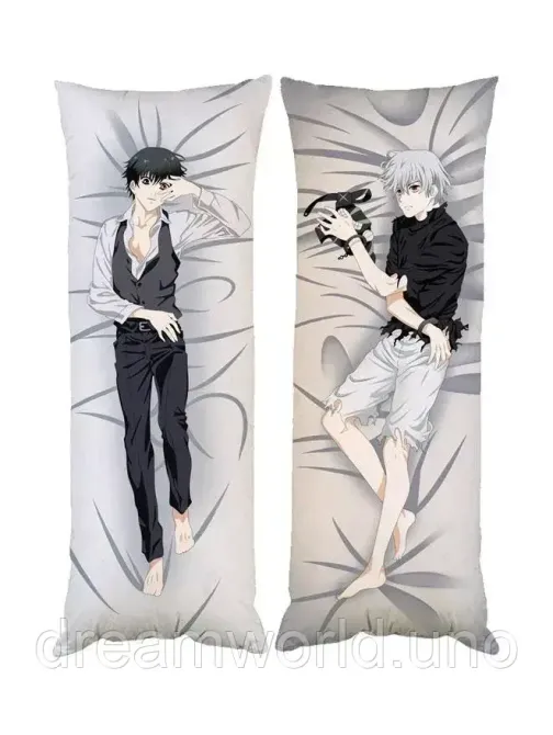 Подушка дакимакура Токийский гуль Tokyo Ghoul декоративная ростовая подушка для обнимания 50х170 Харьков - изображение 1