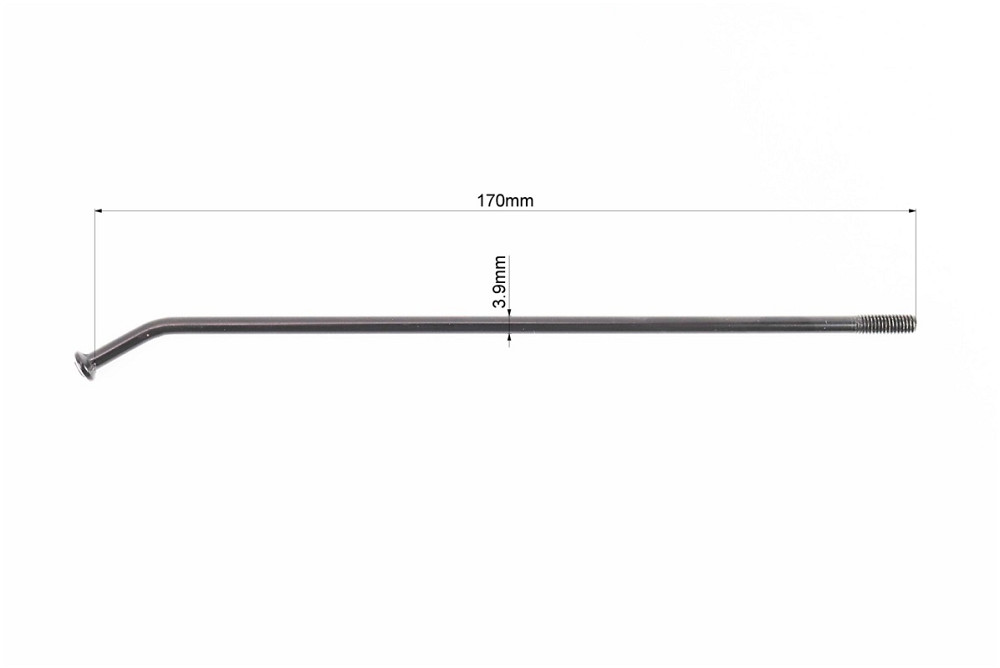 Scrambler 250 Спиця заднього колеса L=170мм, D=3,9мм, чорний Київ - фото 2