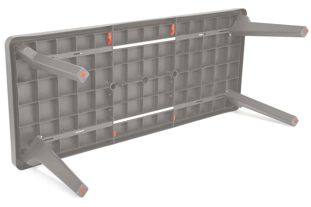 Стіл для саду пластиковий розсувний BICA Bergen, сіро-бежевий Київ - фото 4