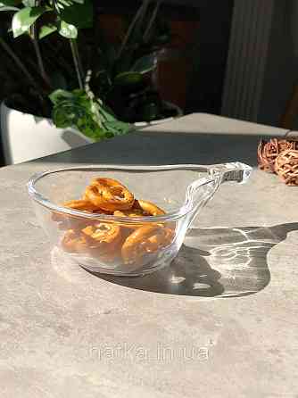 Набір соусників 6 шт Olens "Груша" h43 мм d147*92 мм скло для дому та ресторанів Київ