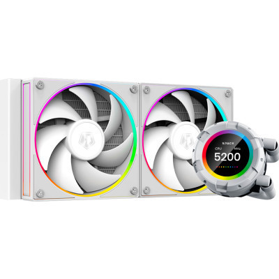 Система жидкостного охлаждения ID-Cooling SL240 WHITE Винница - изображение 1