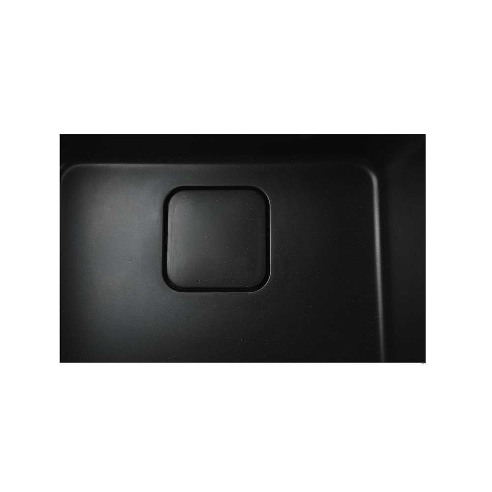 Гранітна мийка Globus Lux BARBORA чорний 510х510мм-А0002 Тернопіль - фото 3